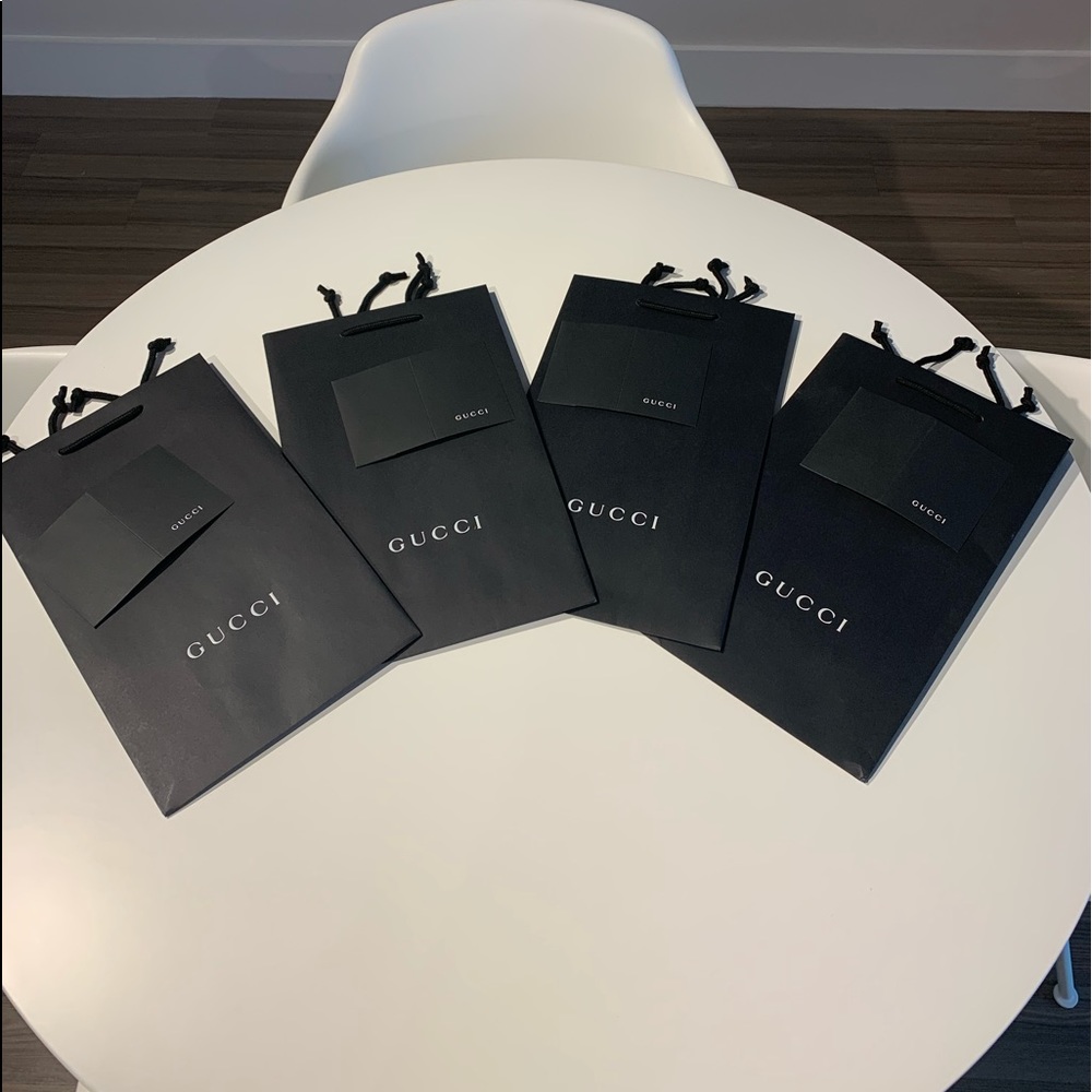 Gucci shopping bag/gift bag/gift box (bundle of 4)
